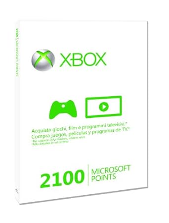 Xbox Live - Card 2100 Punti