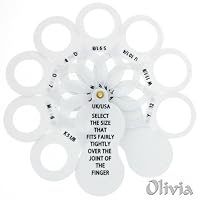 Ring Sizer International - UK, USA, French, German Sizes for Men and Women from The Olivia Collection