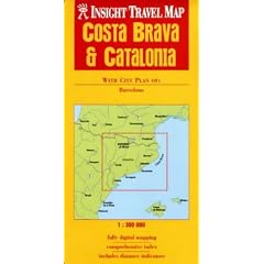 Costa Brava/Catalonia Insight Travel Map