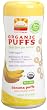 HAPPYBABY Organic Puffs, Banana Puffs, 2.1-Ounce Containers (Pack of 6)