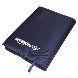 Amazonオリジナル ブックカバー ネイビー 文庫サイズ