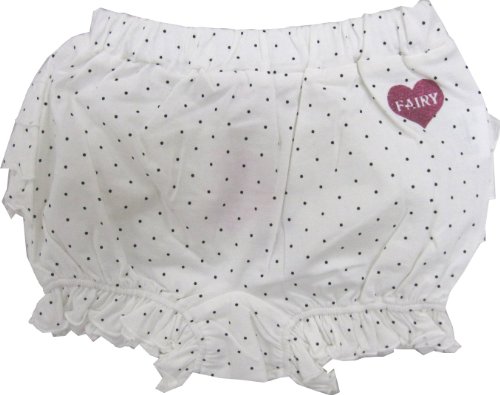 Fairy Baby ドット柄ショートパンツ 80cm ホワイト [12] ベア天 S24470-12