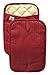 Big Red House Pot Holders, with The Heat Resistance of Silicone and Flexibility of Cotton, Recycled Cotton Infill, Terrycloth Lining, Set of 2 Red