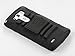 LG G3 Case, ULAK Dual Layer Holster Case with Kickstand and Locking Belt Swivel Clip for LG G3, Protective Case Cover for LG G3 (Black)