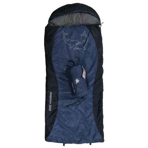 10T DOLPHIN 300 Sac de couchage enfant Bleu 180 x 75 cm