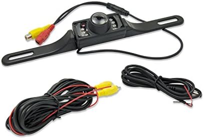 CMOS Car Rear View Reverse Backup Parking Camera Night Vision Waterproof 7 LED w/License Plate Mount