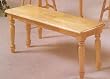 Stylish Natural Finish Farm House Bench