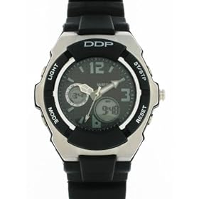 DDP - 4037101 - Montre Gar�on - Quartz Analogique et Digitalee - Bracelet en Plastique Noir