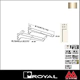 e-kanamono ロイヤル 棚受け ウッドブラケット A-33 300 Aニッケルサテン