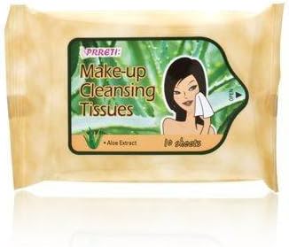 Prreti Make-Up Cleansing Tissues - Aloe Extract 10 Sheets
