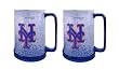 New York Mets 2 Pack 16 oz Crystal Mugs - MLB Baseball