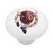 Southwestern Design Buffalo Decorative High Gloss Ceramic Drawer Knob
