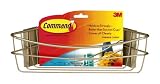 3M Command 17617B Satin Nickel Corner Caddy with Adhesive Strips