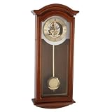 Large Deluxe Gold Skeleton Regulator Pendulum Wall Clock