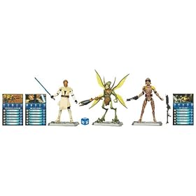 Star Wars 35577 3er Battle Packs Assault on Geonosis mit Obi Wan, ARF Trooper, GeonosianWarrior