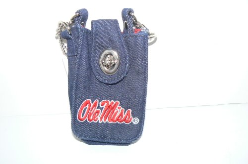 Ncaa ole miss rebels denim cell phone case