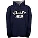 Wrigley Field Embroidered Navy Hooded Sweatshirt by Wrigley