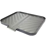 Space Saving Silver Worktop Drainer Tray