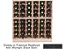 Wine Cellar Innovations Designer Series Collection Premium Redwood with Midnight Black Stain Half Height 34x27x13-in.