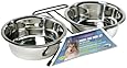 Dogit Stainless Steel Double Dog Diner, Large