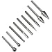 PFERD 12 Piece Fine Cut Bur Set # 1 With 1/8" Shank