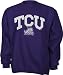 TCU Horned Frogs Purple Tackle Twill Crewneck Sweatshirt