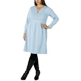 Mossimo Black PL Notched Neck Knit Dress Blue Freeze 16W/18W