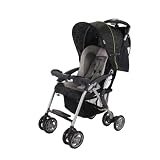 Combi Flex Lightweight Full-Sized Tri-fold Stroller in Black/Wasabi