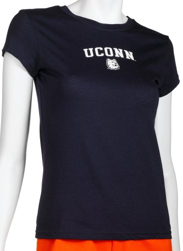 Soffe University of Connecticut Women's Junior Short Sleeve Tissue Tee