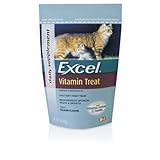 8 in 1 Excel Vitamin Soft Moist Treat for Kitten and Adult Cat, 3 Ounce Pouch
