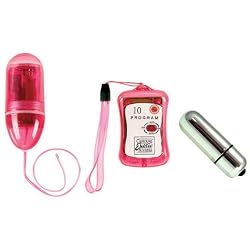 California Exotics / Swedish Erotica Waterproof Remote Egg Bullets Adult Sex Toy Kit