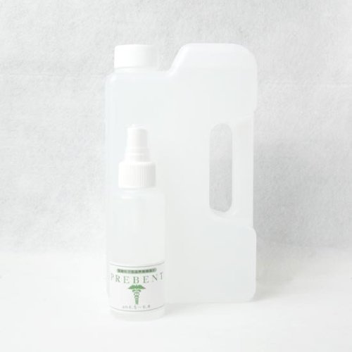 プレベント 次亜塩素酸精製水 100ml スプレーボトル入り(100ppm)+1,000ml詰め替え原液