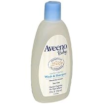 Aveeno Baby Wash & Shampoo, Lightly Scented, 8-Ounce Bottles (Pack of 6)