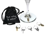 That Wine Is Mine Grapevine Wine Glass Charms, Set of 6