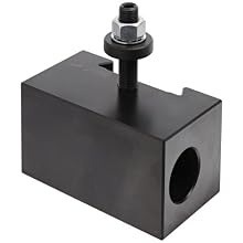Dorian Tool V5 Victory Thru Coolant Chromium Molybdenum Alloy Steel Quick Change Morse Taper Toolholder for V40TC Automatic Thru Coolant Tool Post, MT4, 2-31/64" Height