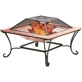 Coleman 5059A720 Back Home 33-Inch Square Fireplace, Copper by Coleman