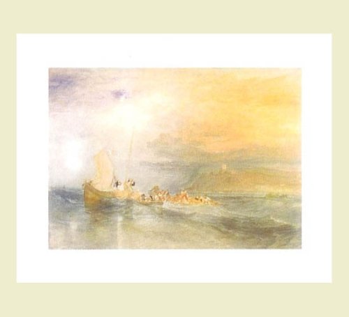 Folkstone from the Sea art print by Joseph Turner, 40cm x 50cm