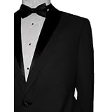 Marchatti 1 Button Men Tuxedo Suit Italian PEAK Lapel Solid Black