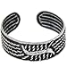 925 Sterling Silver ROPE SASH Toe Ring