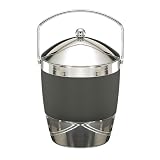Kraftware Festive Ice Bucket - Charcoal (3-qt.)