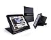 Tuff-Luv Tri-Axis: Genuine Leather Case Cover for Apple iPad 2 – Black