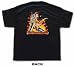 Metal Knows No Mercy Flaming Guitar Kids T Shirt 2T thru Youth XL