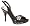 Slingback High Heel Rhinestone Party Dress Platform Sandals Black , 5-10