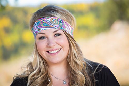 Pink Paisley Headband