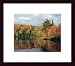 Algonquin Provincial Lake, Ontario, Canada by unknown 14.00X12.13 Framed with Black Wood Frame