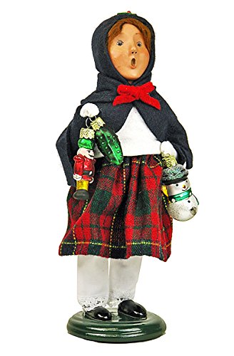 Byers Choice Caroler – Girl with Glass Ornaments – Christmas Decoration Byers Choice Caroler – Girl with Glass Ornaments – Christmas Decoration