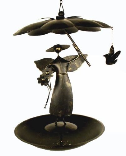 Garden Angel Bird Feeder Flat Bottom