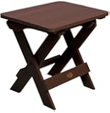 Highwood Folding Adirondack Side Table, Weathered Acorn