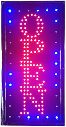 Neon Lights LED Animated Open Sign Customers Attractive Sign Store Shop Sign 110V