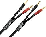 Monster Studio Pro 1000 Speaker Cable - 10 Feet - Dual Bananas to Dual Bananas